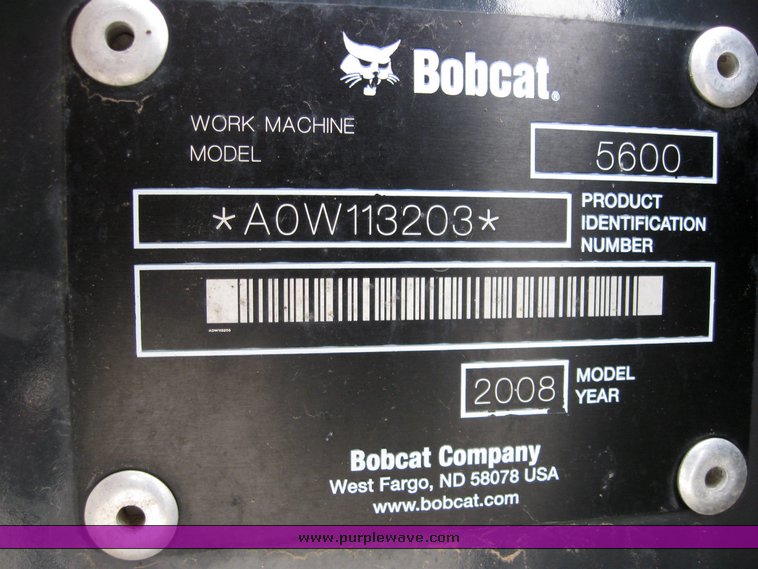 image for item 6710 2008 Bobcat 5600 toolcat