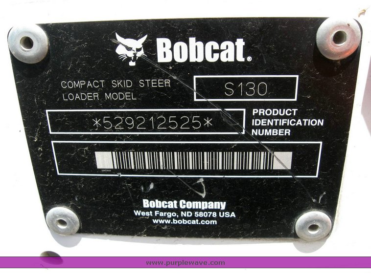 image for item 6732 2008 Bobcat S130 skid steer