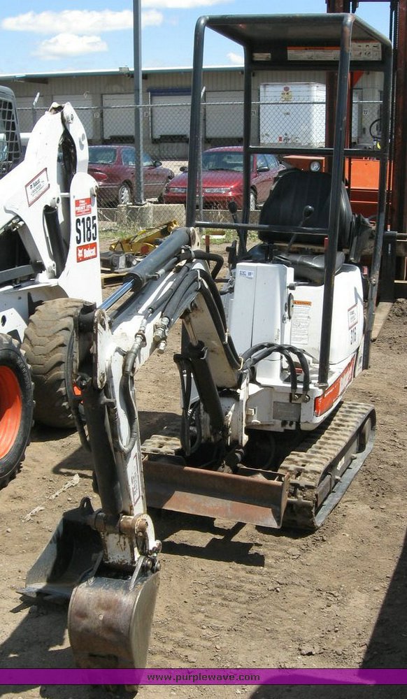 image for item 6747 2003 Bobcat 316 mini excavator
