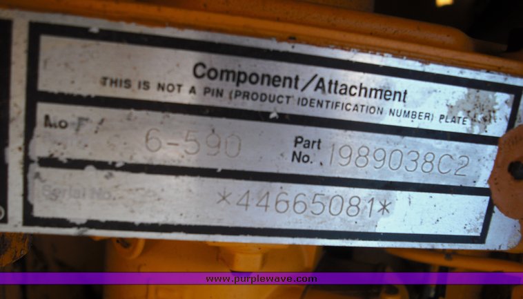 image for item 3481 1991 Case W14-C wheel loader