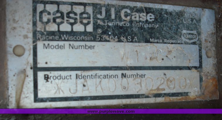 image for item 3481 1991 Case W14-C wheel loader