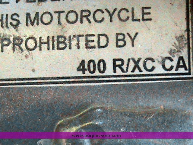 image for item 1701 1995 KTM RXC 400 dual sport motorcycle