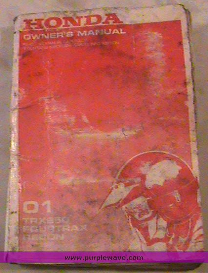 image for item 1704 2001 Honda TRX 250 Recon ATV