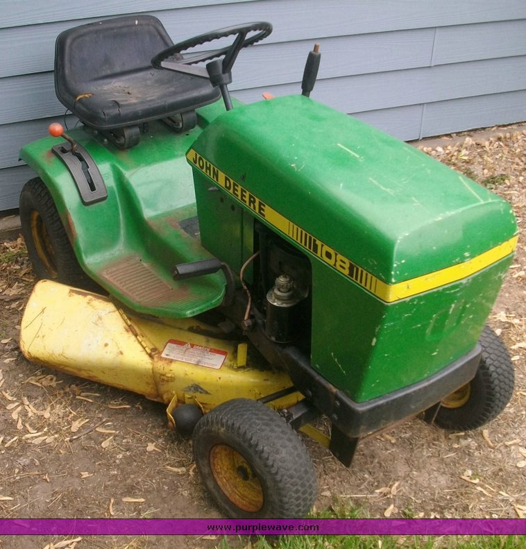 image for item 1916 John Deere 108 riding mower