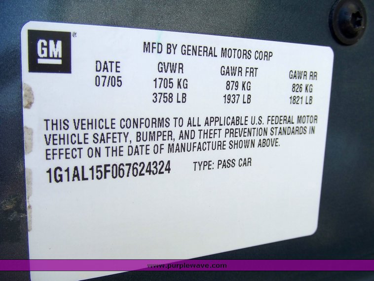 image for item 2066 2006 Chevrolet Cobalt LT