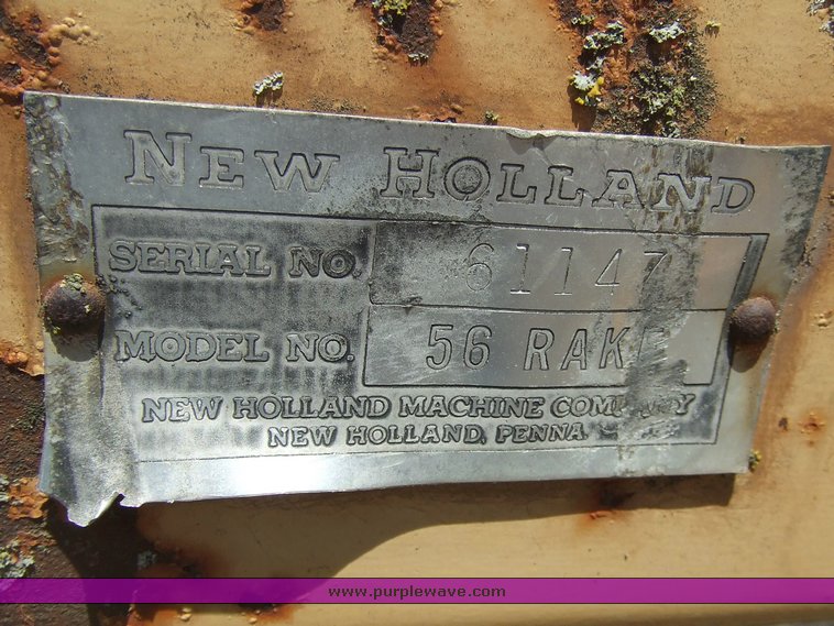 image for item 2068 New Holland 56 11' rake
