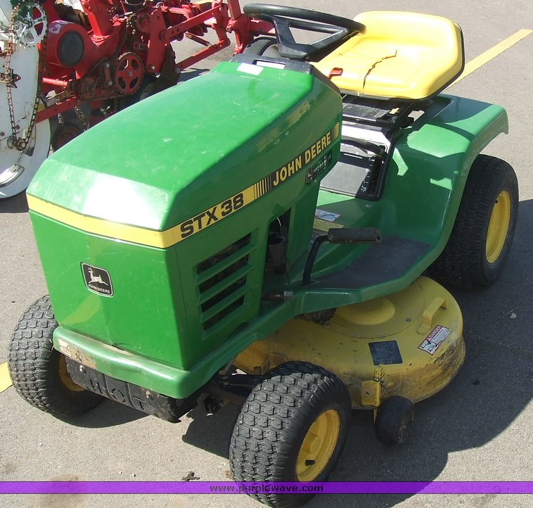 image for item 2076 John Deere STX38 riding mower