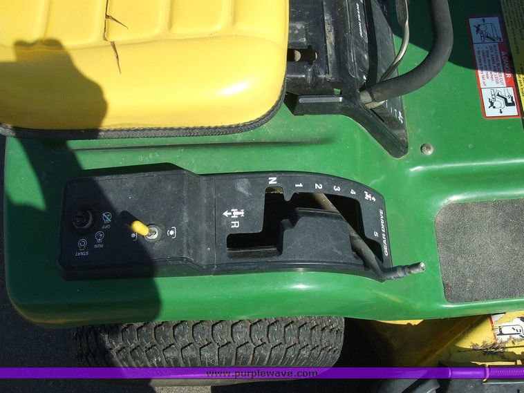 image for item 2076 John Deere STX38 riding mower