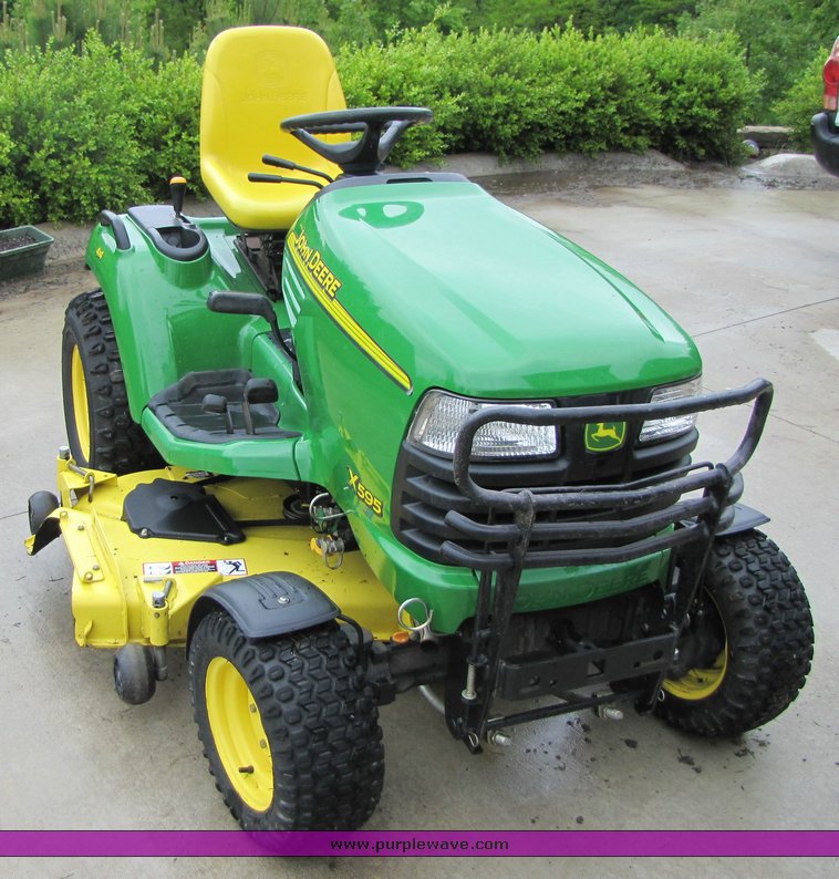 image for item 3295 John Deere X595 lawn tractor with mower