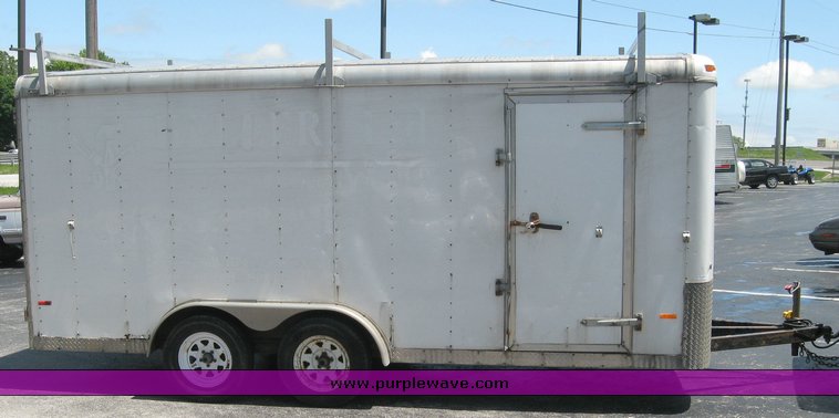 image for item 3756 2003 Doolittle cargo trailer
