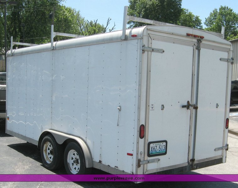 image for item 3756 2003 Doolittle cargo trailer