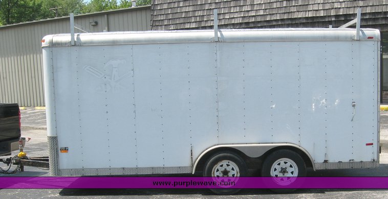 image for item 3756 2003 Doolittle cargo trailer