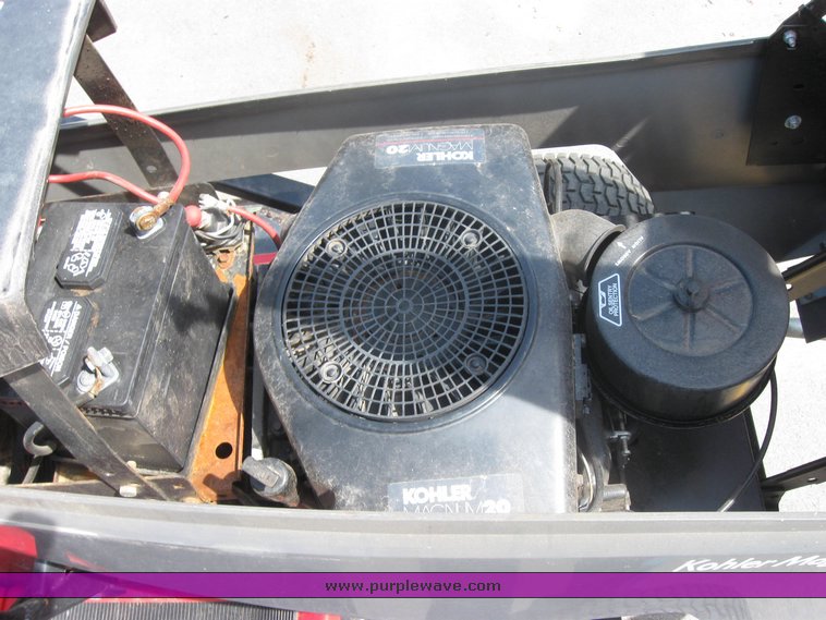 image for item 3992 Garden tractor with pull-beside mower and trim mower