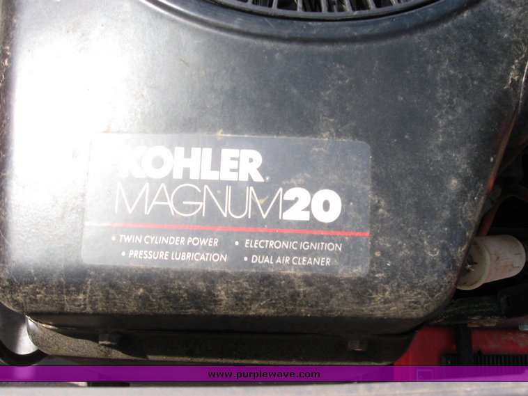 image for item 3992 Garden tractor with pull-beside mower and trim mower