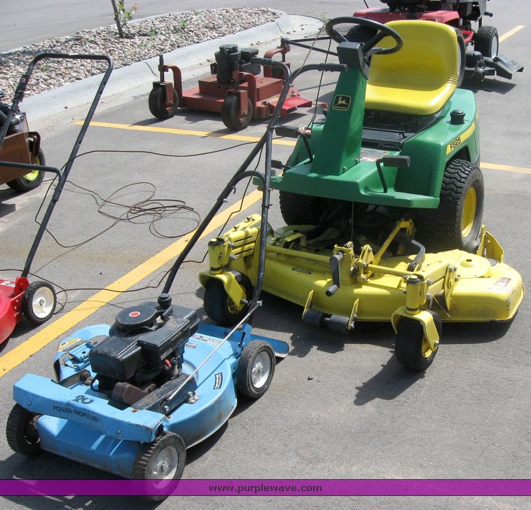 image for item 3993 Riding and push mower