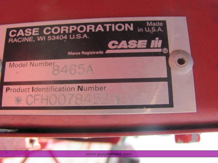 image for item 4587 Case 8465A round baler