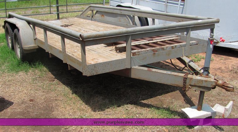 image for item 4598 16' tandem axle trailer