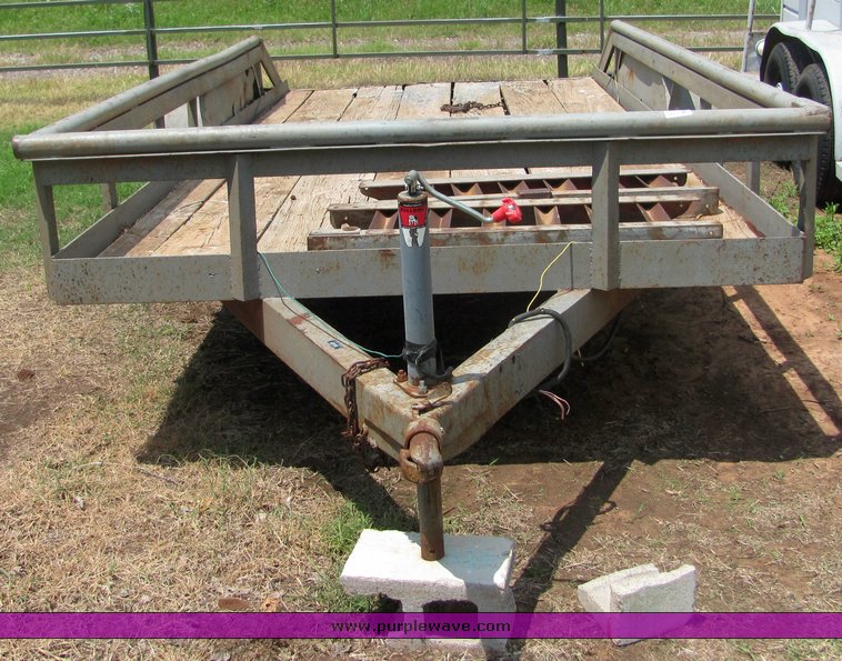 image for item 4598 16' tandem axle trailer