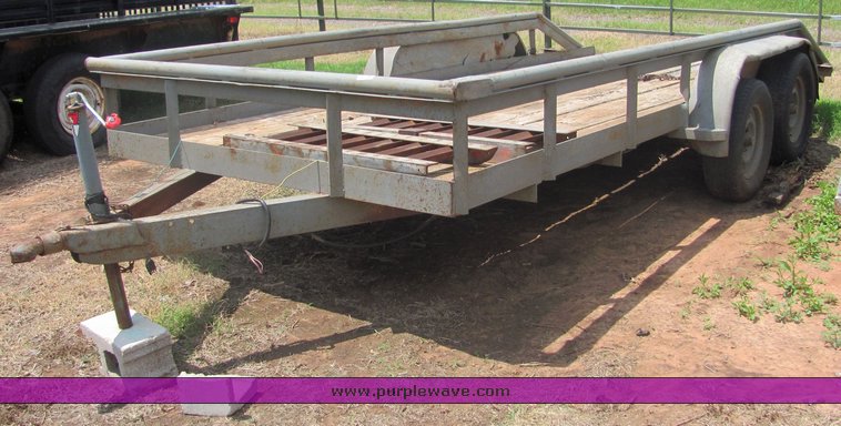 image for item 4598 16' tandem axle trailer