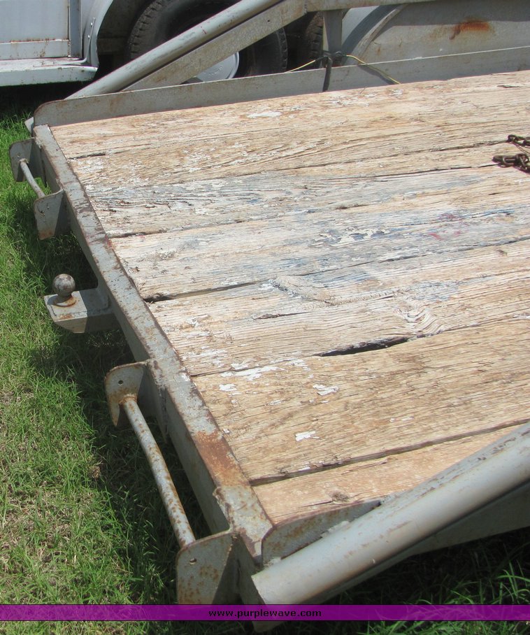 image for item 4598 16' tandem axle trailer