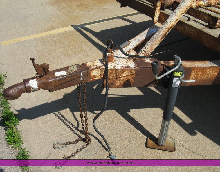 image for item 5012 16' tandem axle flat bed trailer