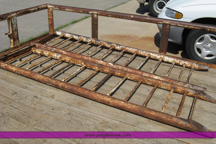 image for item 5012 16' tandem axle flat bed trailer