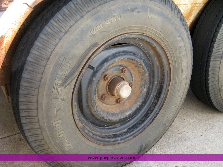 image for item 5012 16' tandem axle flat bed trailer