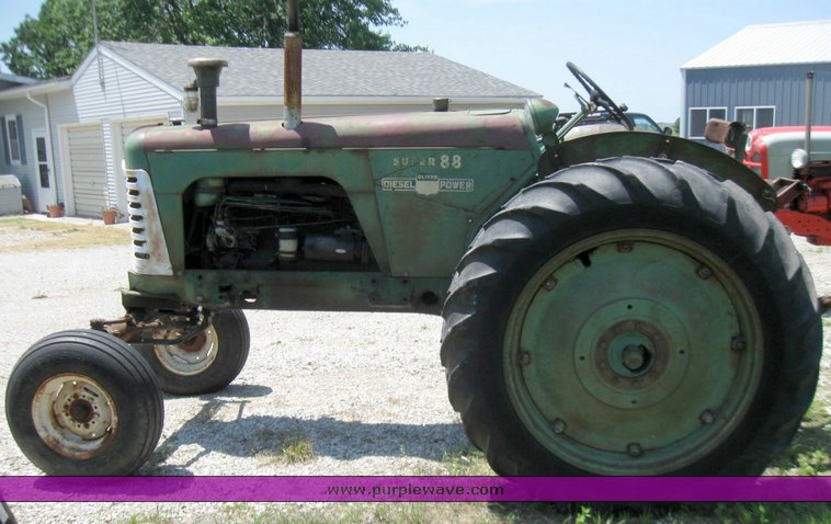 image for item 7378 1955 Oliver Super 88 tractor