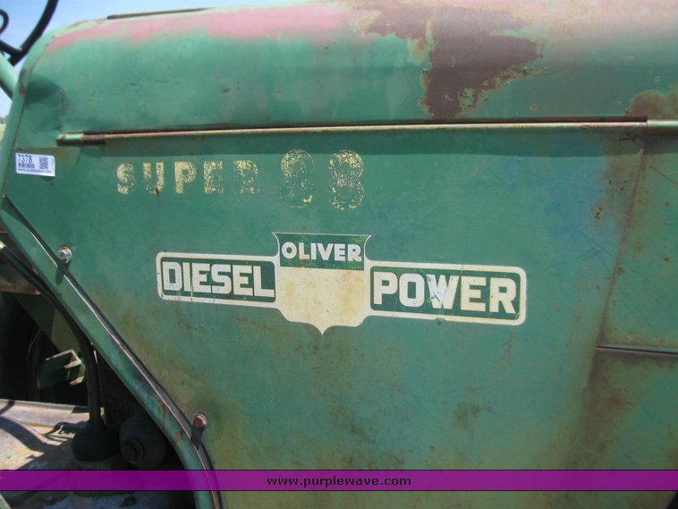 image for item 7378 1955 Oliver Super 88 tractor