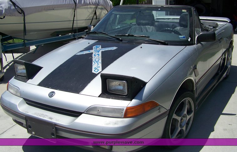 image for item 8000 1991 Mercury Capri XR2 convertible