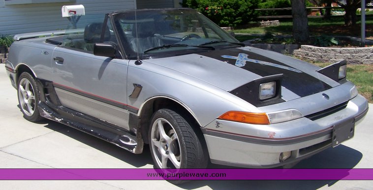 image for item 8000 1991 Mercury Capri XR2 convertible