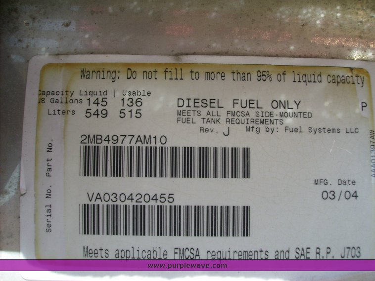 image for item 1001 2005 Mack CX613 semi truck