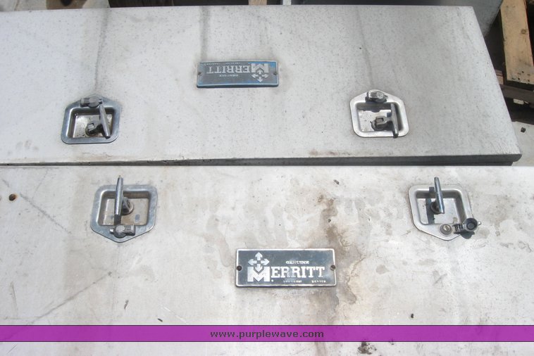 image for item 2281 (2) Merritt aluminum tool boxes