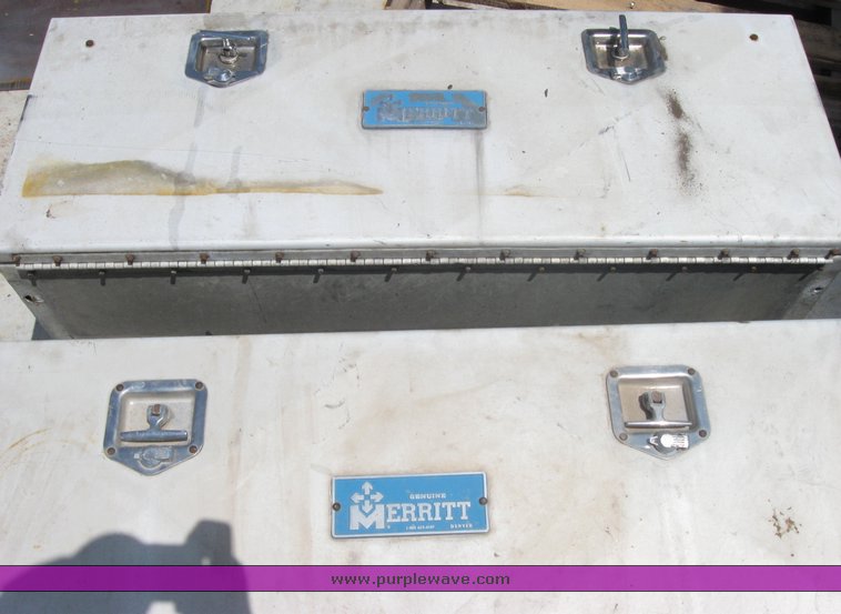 image for item 2282 (2) Merritt aluminum tool boxes