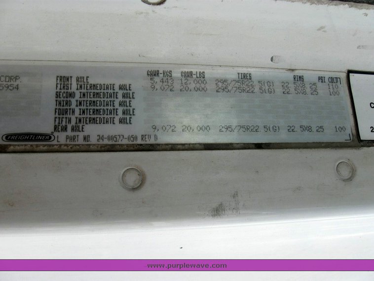 image for item 6792 1998 Freightliner C120 semi truck