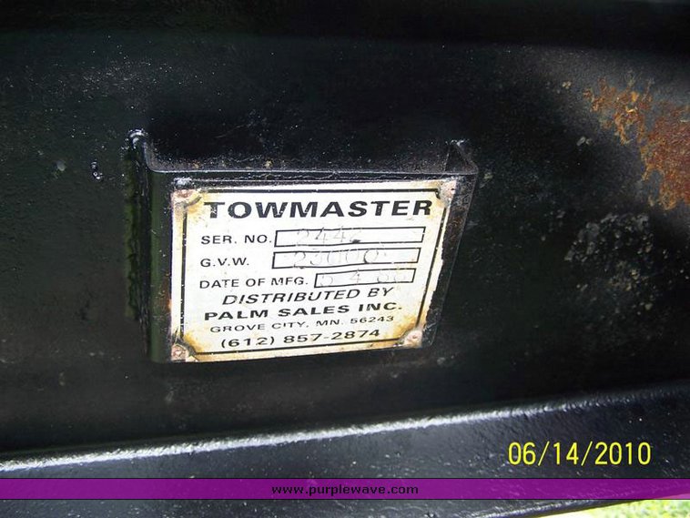image for item 1016 1988 Towmaster 10 ton trailer