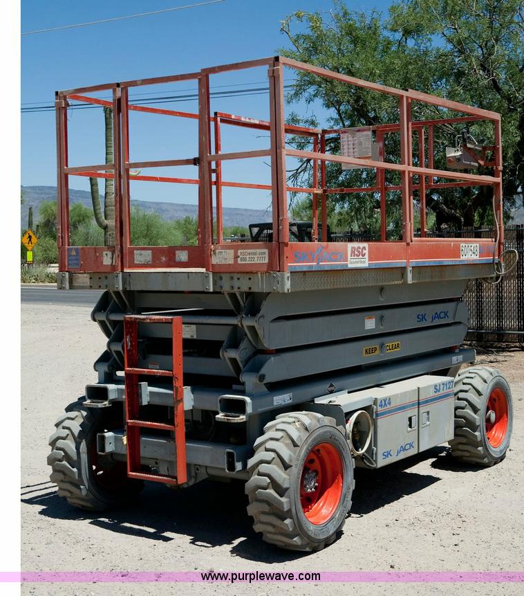 image for item 1051 2005 Skyjack SJ 7127 rough terrain scissor lift