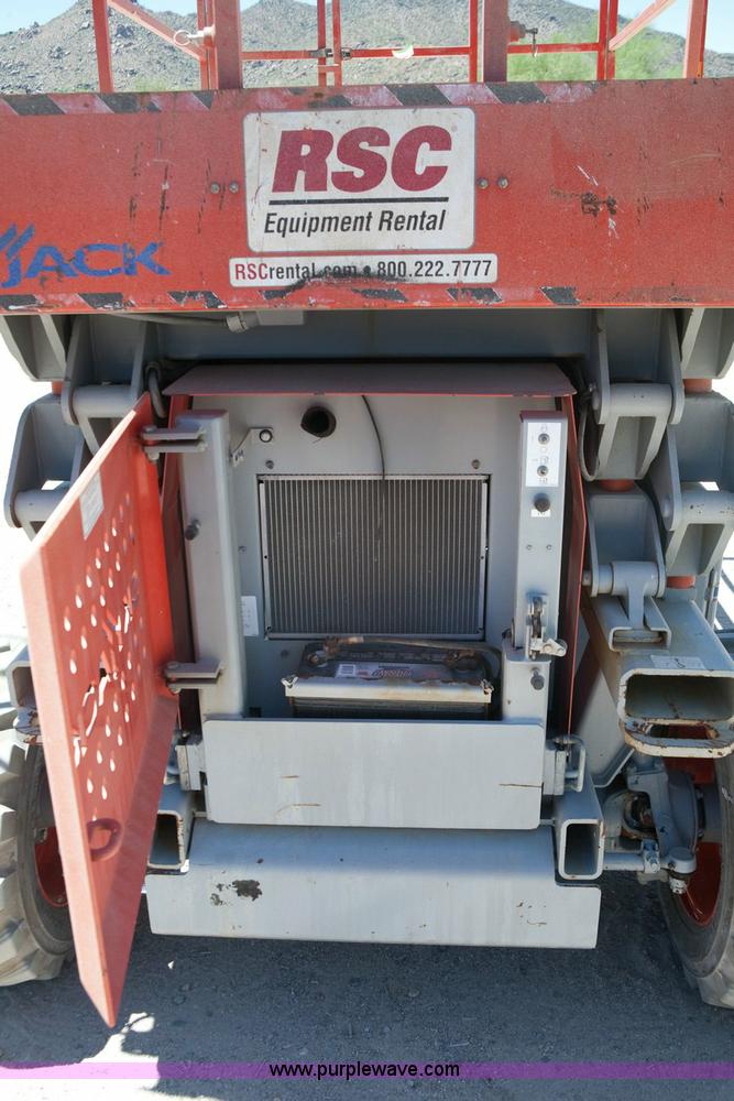 image for item 1051 2005 Skyjack SJ 7127 rough terrain scissor lift