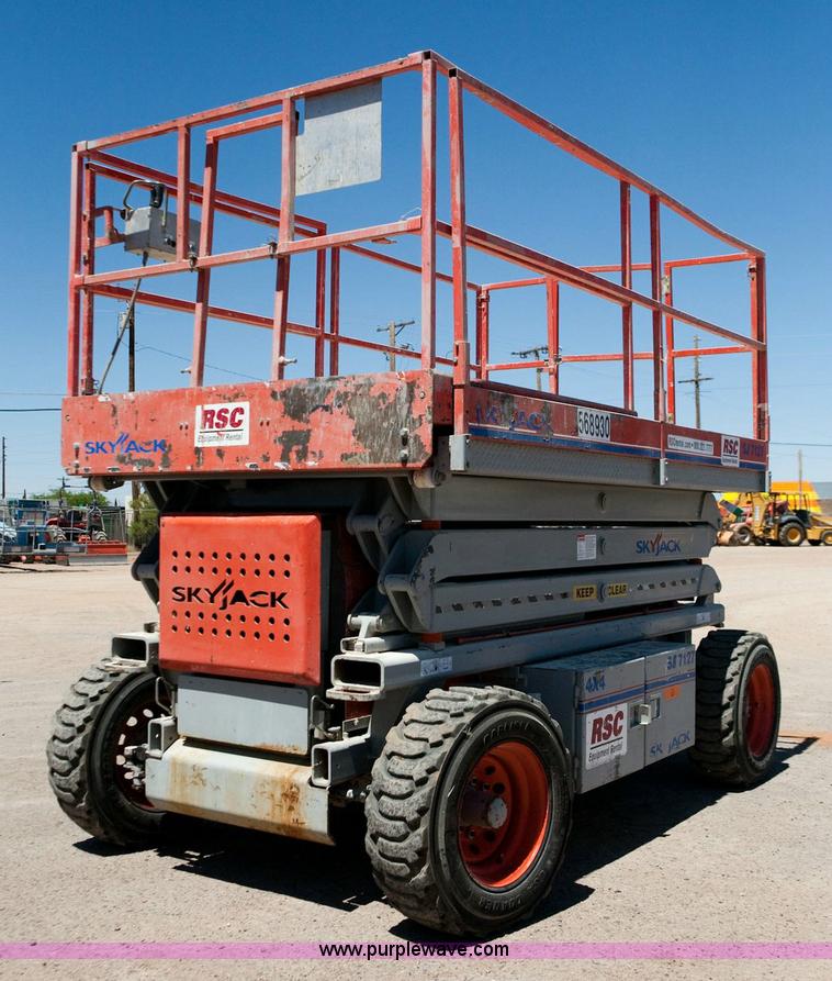 image for item 1053 2005 Skyjack SJ 7127 rough terrain scissor lift