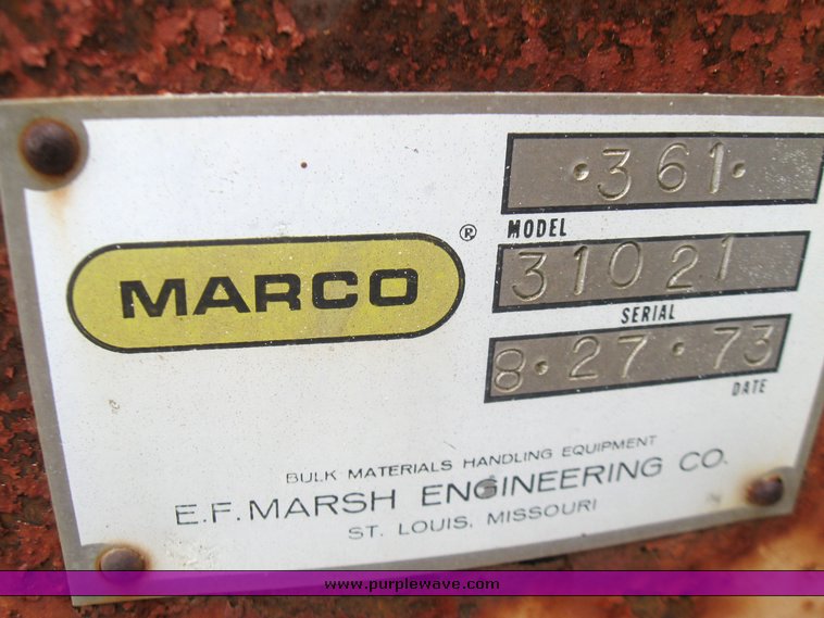 image for item 1702 Marco conveyor system