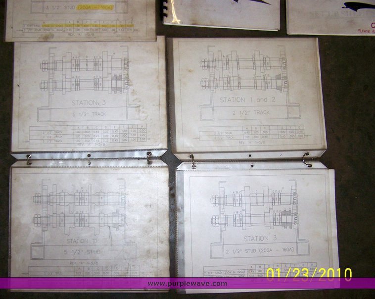 image for item 1750 Jobsite PS500 steel stud roll form