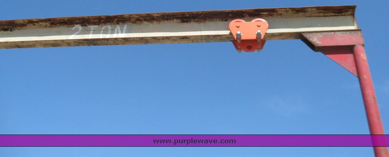 image for item 2347 Two ton A frame with dolly