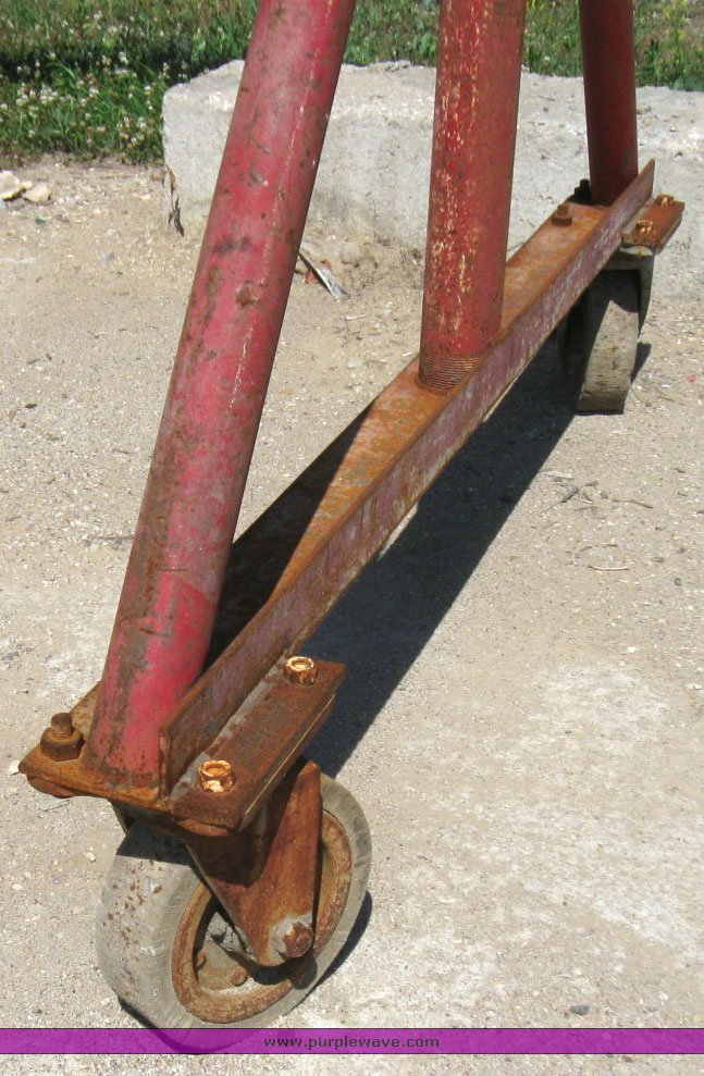 image for item 2347 Two ton A frame with dolly