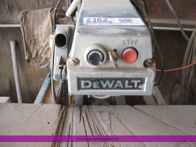 image for item 2362 DeWalt radial arm saw