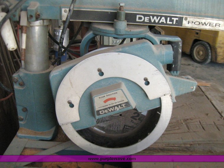image for item 2362 DeWalt radial arm saw