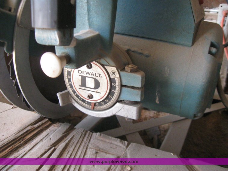 image for item 2362 DeWalt radial arm saw