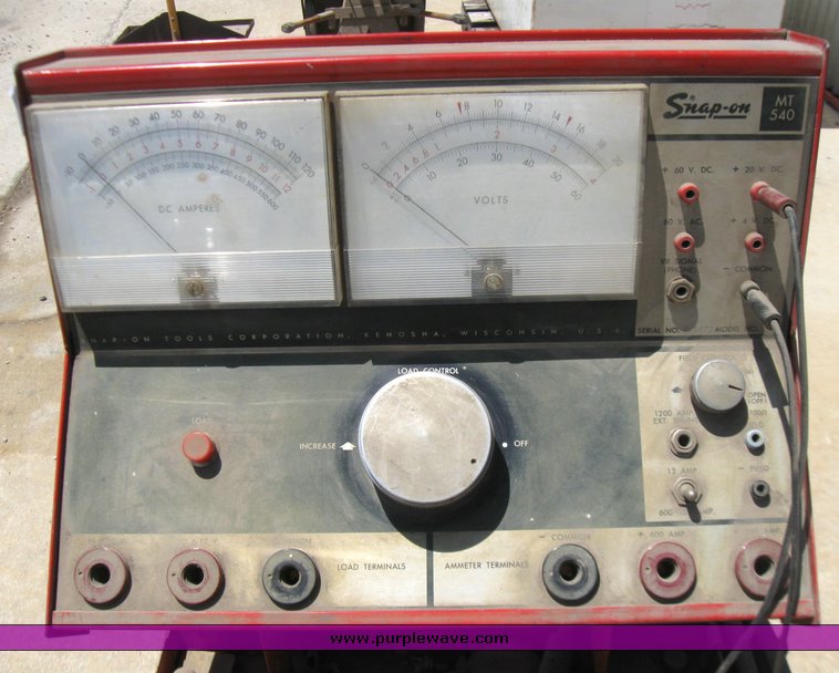 image for item 2363 Snap On MT540 starter and alternator tester