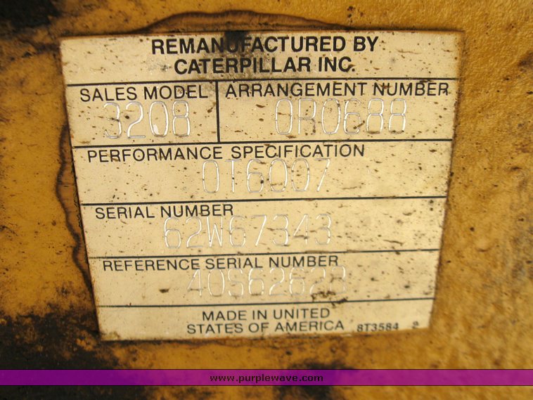 image for item 2373 Caterpillar 3208 engine