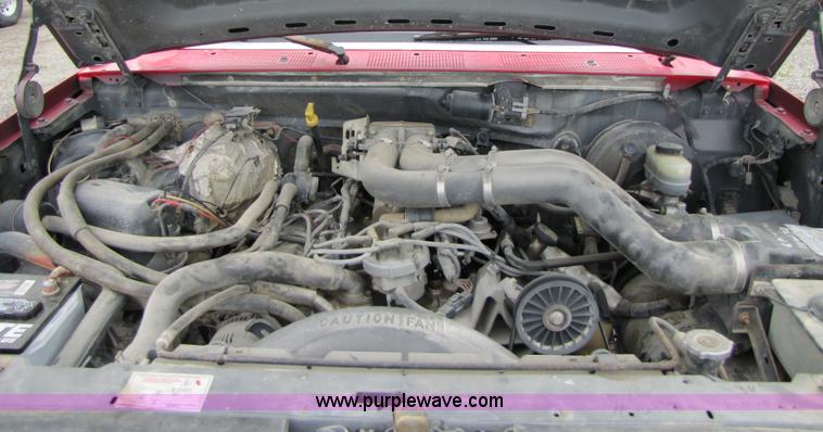 image for item 3348 1997 Ford F350 flatbed truck