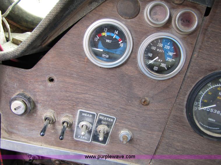 image for item 3349 1970 Autocar fuel lube semi truck